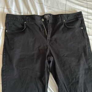 Mens H&M black jeans 40x30